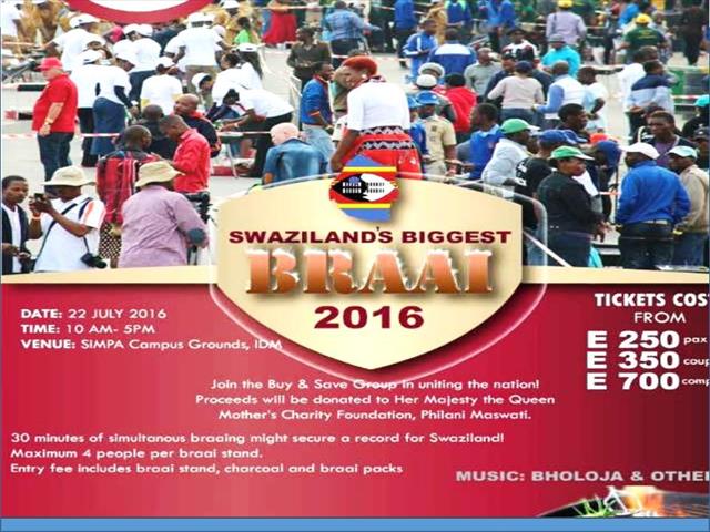 Swaziland - Biggest BRAAI 2016 Pic